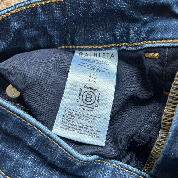 Athleta Sculptek Ultra Skinny Midnight Jean 4 Tall - Picture 5 of 5